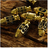 Metal Bullet Dice Set – 7-Piece with Ammo Case
