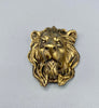 Lion's Head Magnet, Hand Painted Resin Sculpture | Mythic Fantasy Decor | Lion Magnet for Fantasy and Gothic Decor
