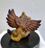Baby Griffin Statue, Full Color Resin Sculpture | Mythical Creature Figurine | Unique Legendary Baby Griffin Figurine. Fantasy Art Gift