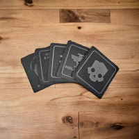 Orbital Strike Slate Coaster Set (5pc) – Serve the Super Earth