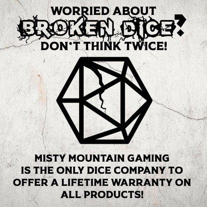 Conjure Elemental Sharp-Edged Resin Dice Set – 7-Piece Polyhedral RPG Dice