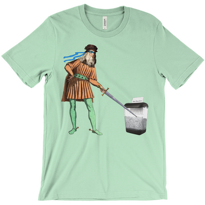 Leonardo da Vinci vs Paper Shredder Tee