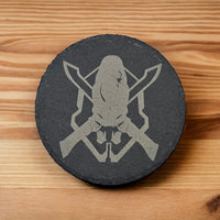 Ringborne Defender Slate Coaster Set (4pc) – Finish the Fight