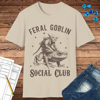 Feral Goblin Social Club T-shirt - With Toad