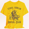 Feral Goblin Social Club T-shirt - With Toad