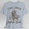 Feral Goblin Social Club T-shirt - With Toad