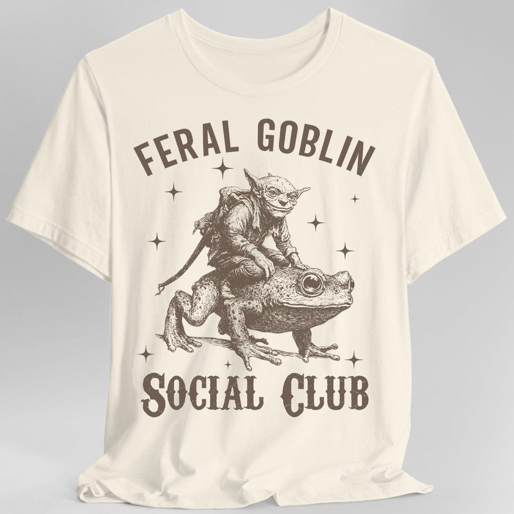Feral Goblin Social Club T-shirt - With Toad