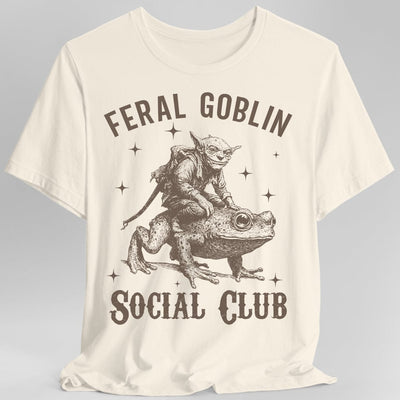 Feral Goblin Social Club T-shirt - With Toad