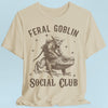 Feral Goblin Social Club T-shirt - With Toad