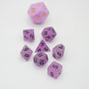 Fey Lights- 7 Piece DnD Dice Set | Mini Acrylic RPG Gaming Dice