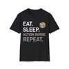 Fighter Class T-Shirt – 'Eat, Sleep, Action Surge, Repeat'
