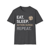 Fighter Class T-Shirt – 'Eat, Sleep, Action Surge, Repeat'