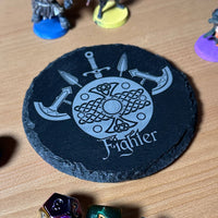 D&D Class Slate Coaster