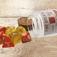 Fire Breath potion dice set