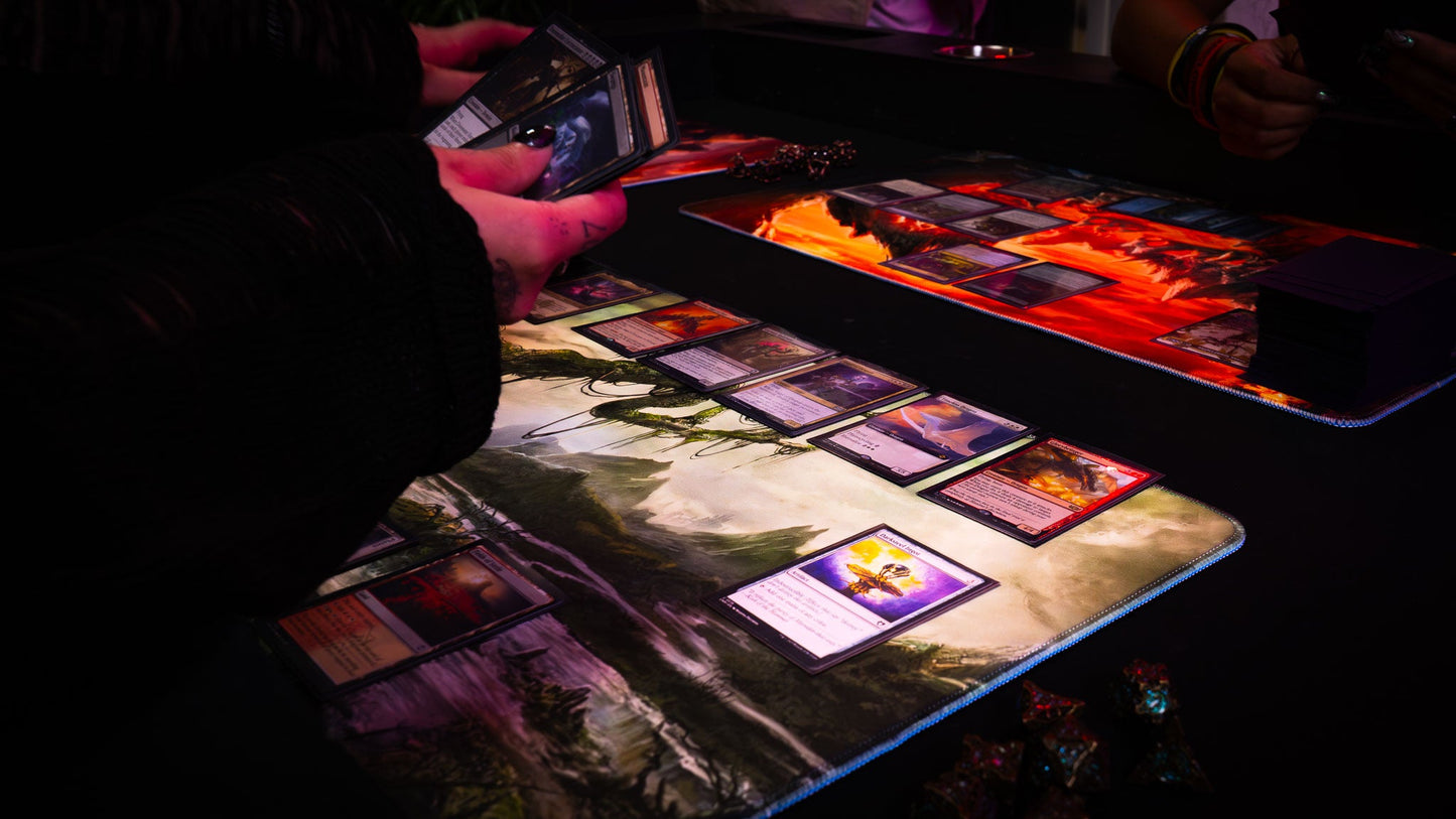 "Forsaken Swamp" —  Fallen Lands Playmat by Carlos Balarezo