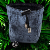 Frog and mushroom dice bag