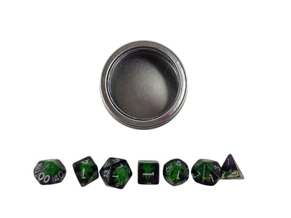 Leaping Frog 7-Piece Resin DND Dice Set