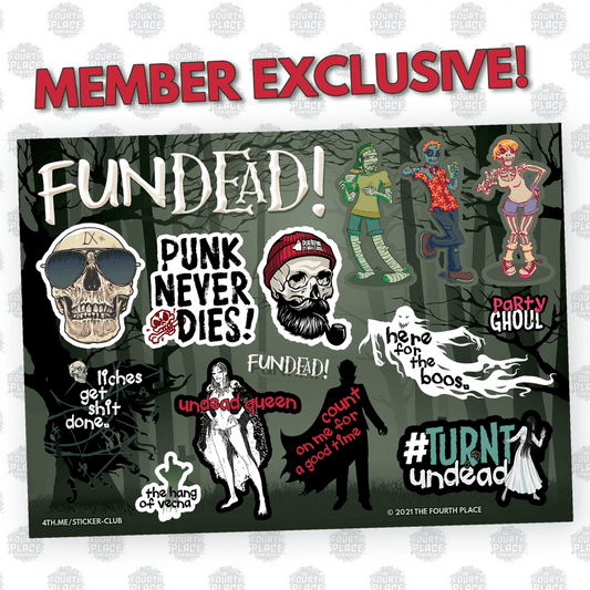 Fundead! Stickers - Spooky Halloween Vinyl Sticker Sheet