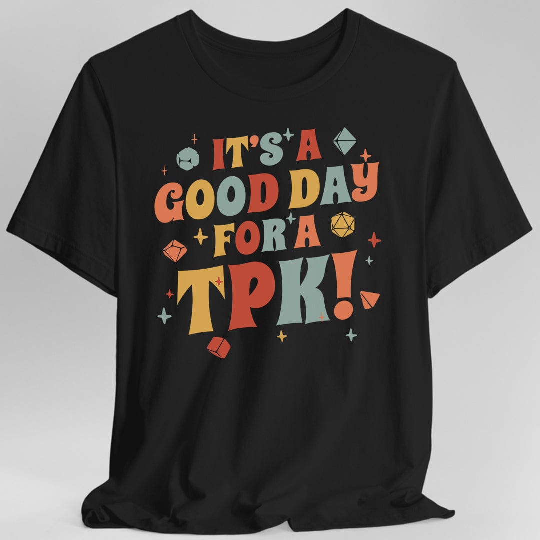 Let's Roll Nerds D&D T-Shirt - Wizard Frog Gamer Tee