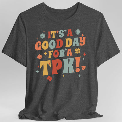 Let's Roll Nerds D&D T-Shirt - Wizard Frog Gamer Tee