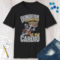 Funny DnD Shirt - Dungeon Crawling is My Cardio