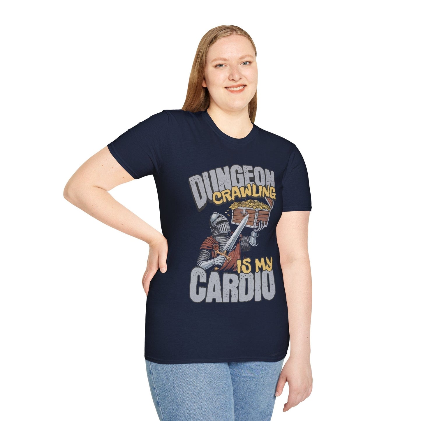 Funny DnD Shirt - Dungeon Crawling is My Cardio