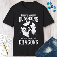 Funny DnD Weather Forecast Tshirt