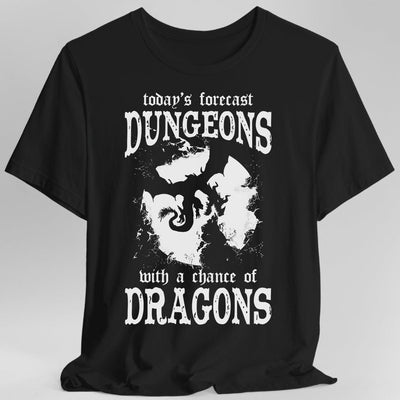 Funny DnD Weather Forecast Tshirt