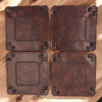 Game piece storage trays, set of four