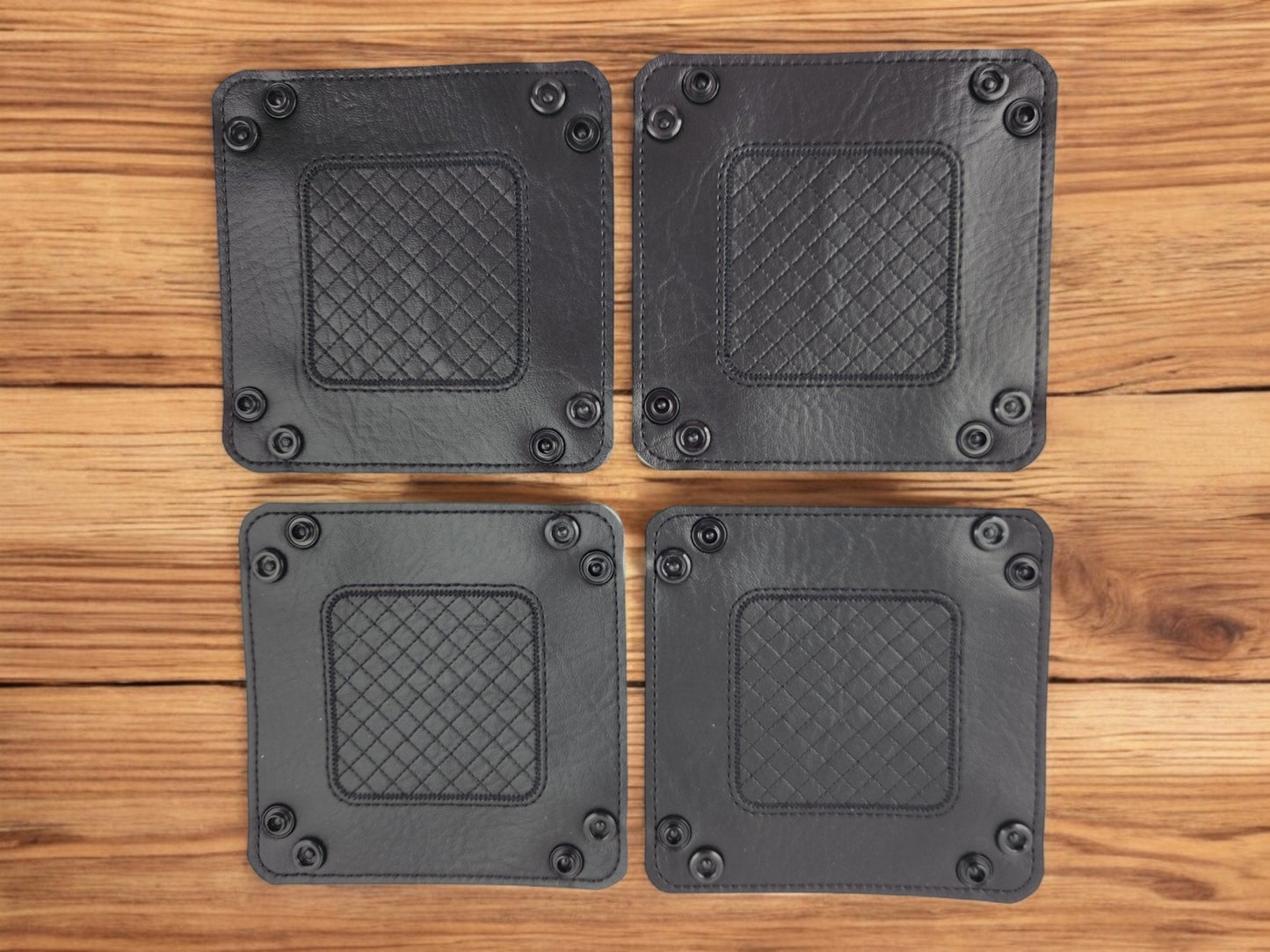 Game Piece Storage Trays — Set of 4 Collapsible Vinyl Trays