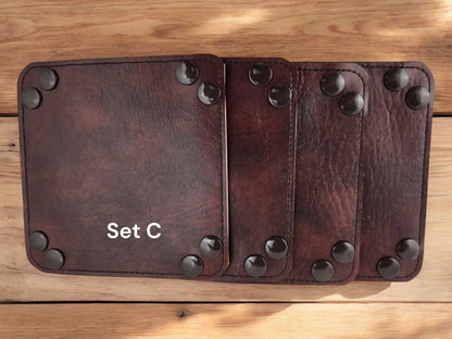 Game Piece Storage Trays — Set of 4 Collapsible Vinyl Trays