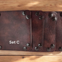 Game piece storage trays, set of four