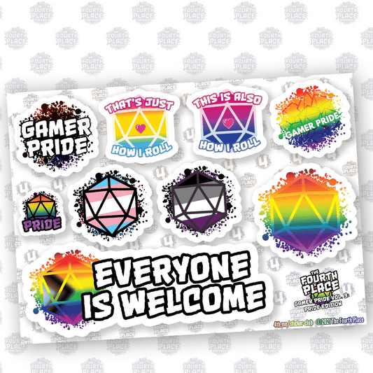 Gamer Pride Vol. 3: Pride Edition - LGBTQ+ Gaming Vinyl Stickers