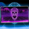 Infinite Black Premium Retrowave Swamp Playmat | Stitched Edge 24" x 14"