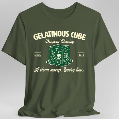Gelatinous Cube Dungeon Cleaning T-Shirt