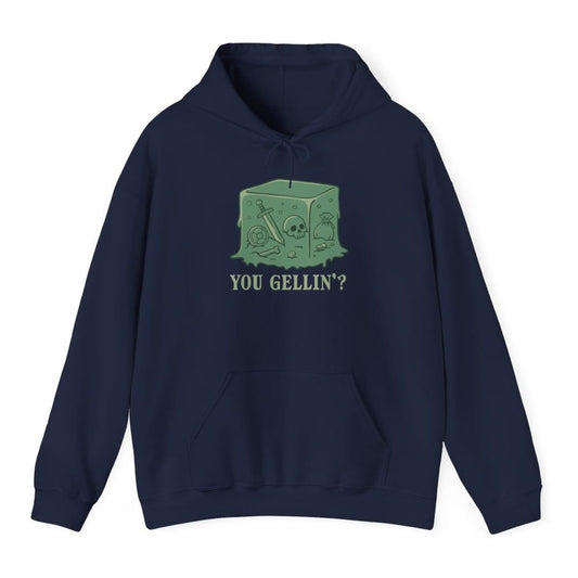 Gelatinous Cube Hoodie - You Gellin’ D&D Monster Design