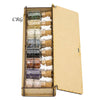 Gemstone Tumbled Chips Bottle Box (8 Pieces) Size 1 Inch Crystal Chip Assortment