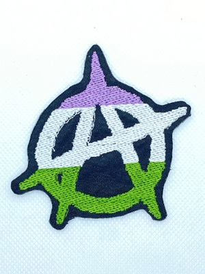 Genderqueer Pride Anarchy Patch