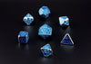 Gilded Sapphire Dice Set