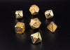 Golden Sunburst Dice Set