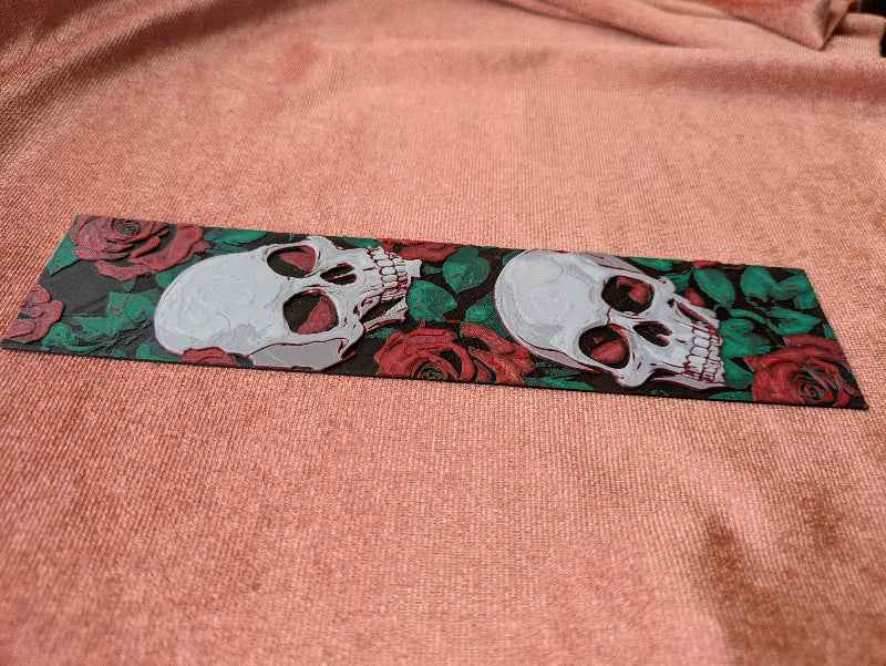 Rose & Skull Bookmark | Gothic Reader Gift