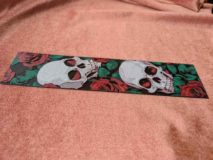 Rose & Skull Bookmark | Gothic Reader Gift