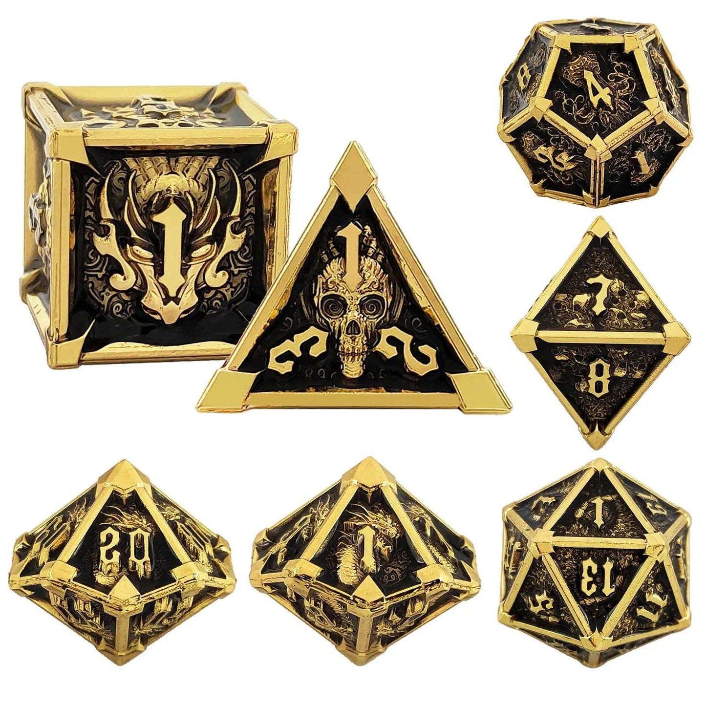 Gothic Mysticism - Starhorn Metal dnd Dice Set Collection