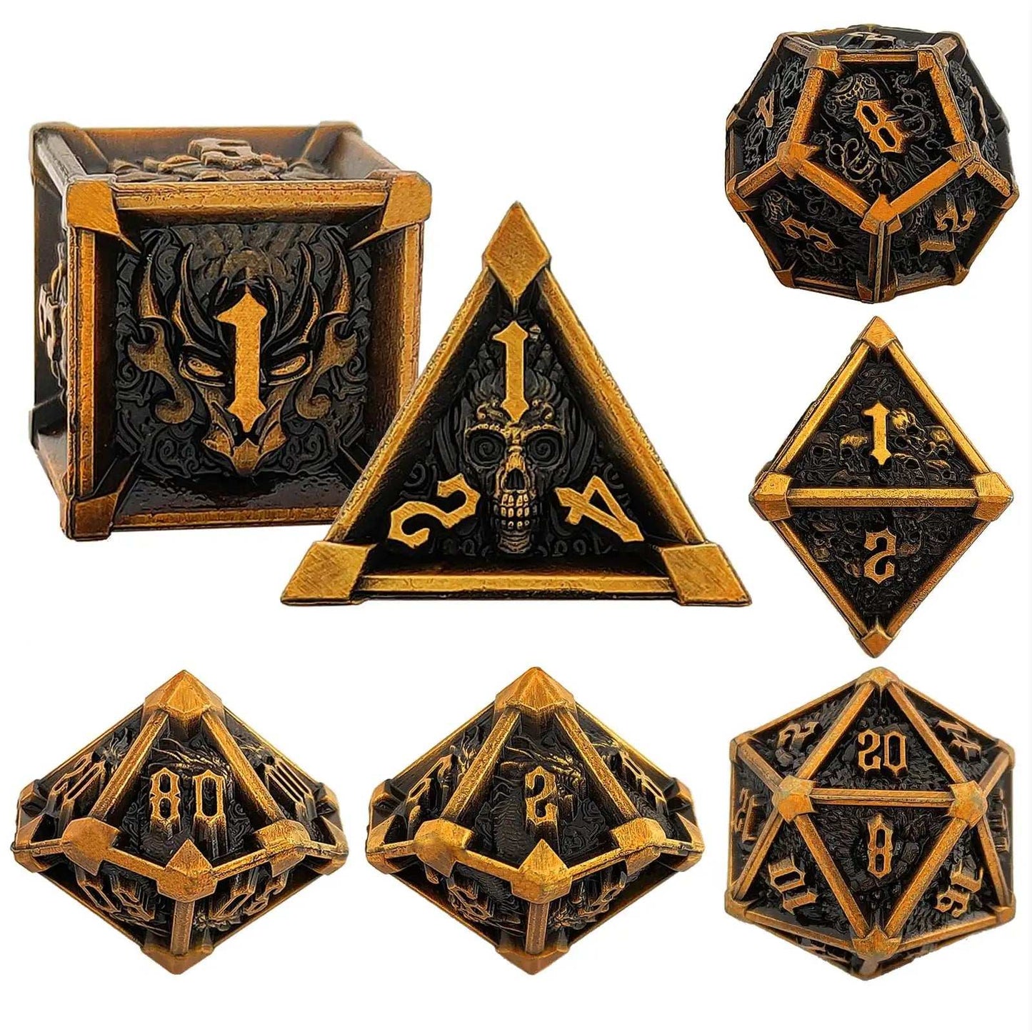 Gothic Mysticism - Starhorn Metal dnd Dice Set Collection