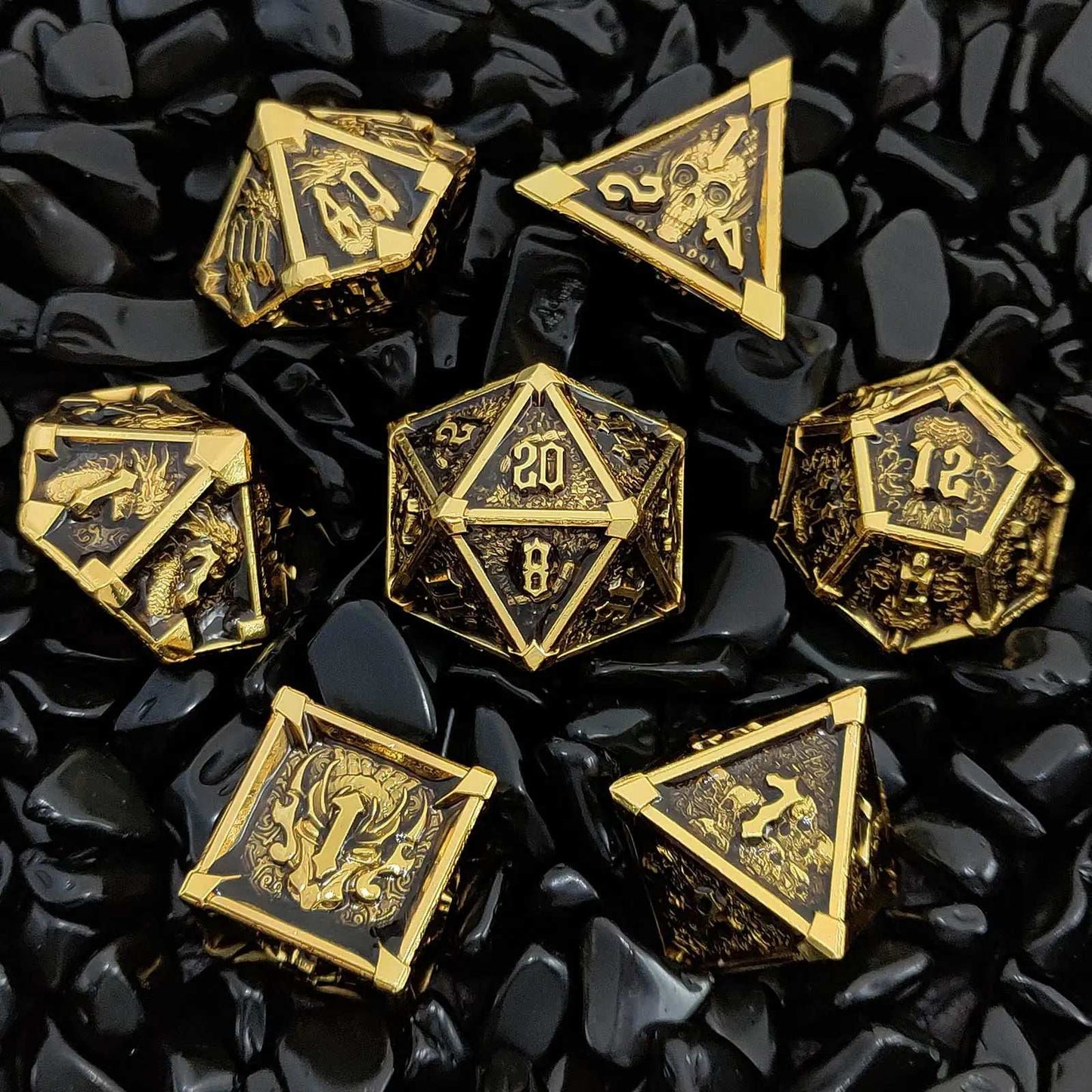 Gothic Mysticism - Starhorn Metal dnd Dice Set Collection