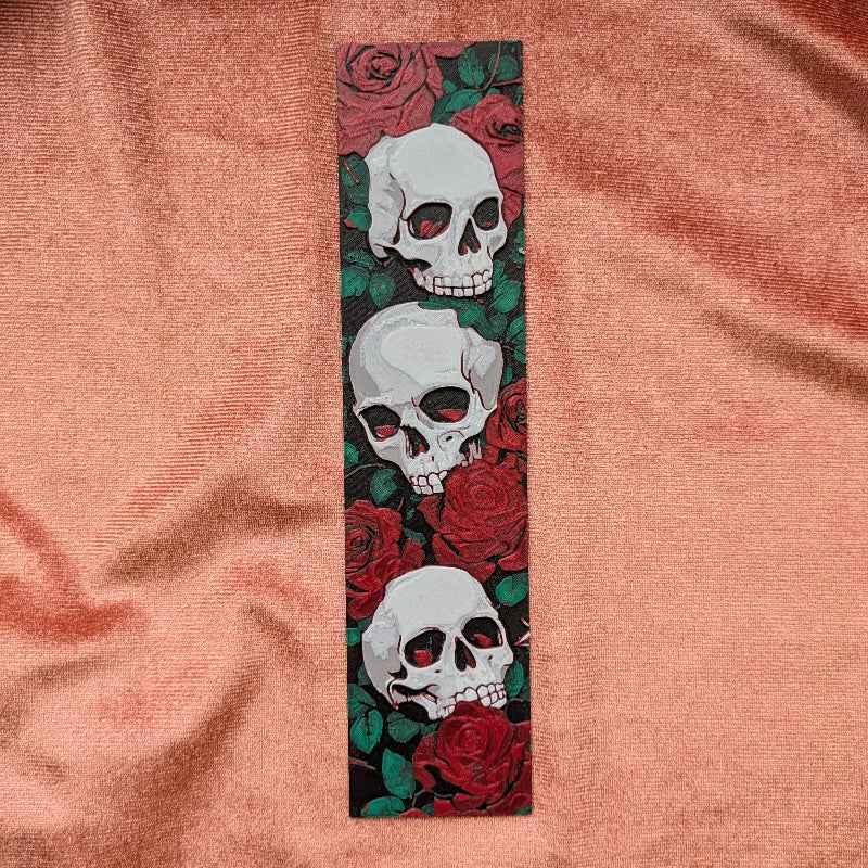 Rose & Skull Bookmark | Gothic Reader Gift