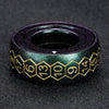 Cool Metal Fingertip Spinning D20 Dice Ring