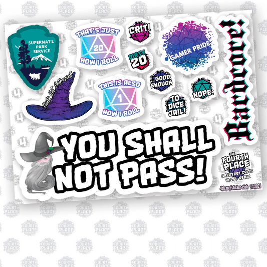 Greatest Crits: Greatest Hits Vol. 1 - Vinyl Gaming Sticker Collection