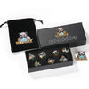 Green Resin D&D Dice Set - Beagle Design