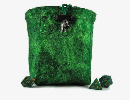 Green Wizard dice bag